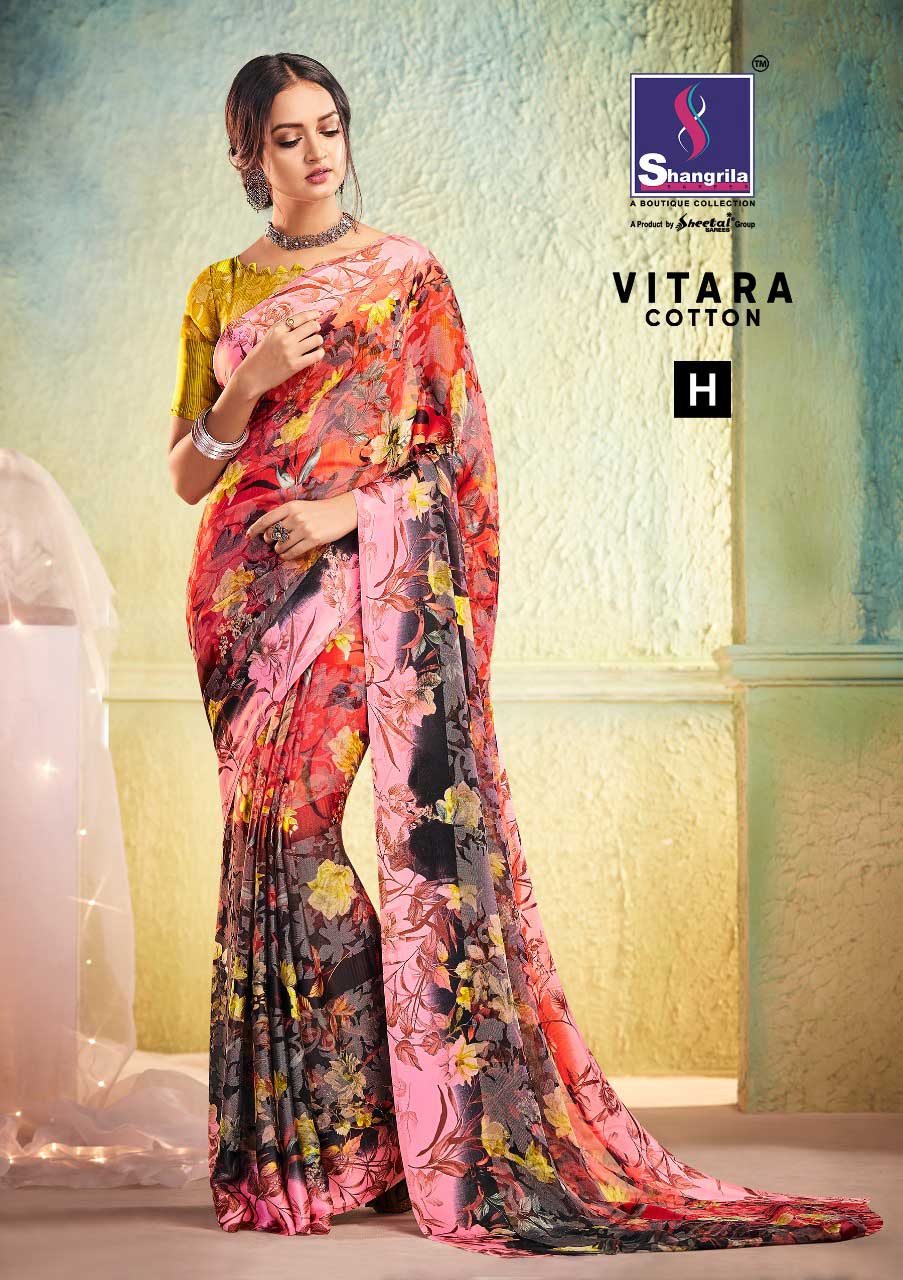 Shangrila Vitara Cotton Wedding Wear Cotton Sarees Shangrila Vitara Cotton Wedding Wear Cotton Sarees